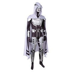 Mv Rivals (2024) Moon Knight White Cloak Jumpsuit Outfits Cosplay Costume Halloween Carnival Suit 