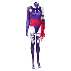 Mv Rivals (2024) Psylocke Vengeance Purple Bodysuit Outfits Cosplay Costume 