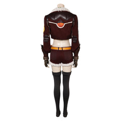 Mv Rivals (2024) Squirrel Girl Doreen Green Brown Outfits Cosplay Costume 