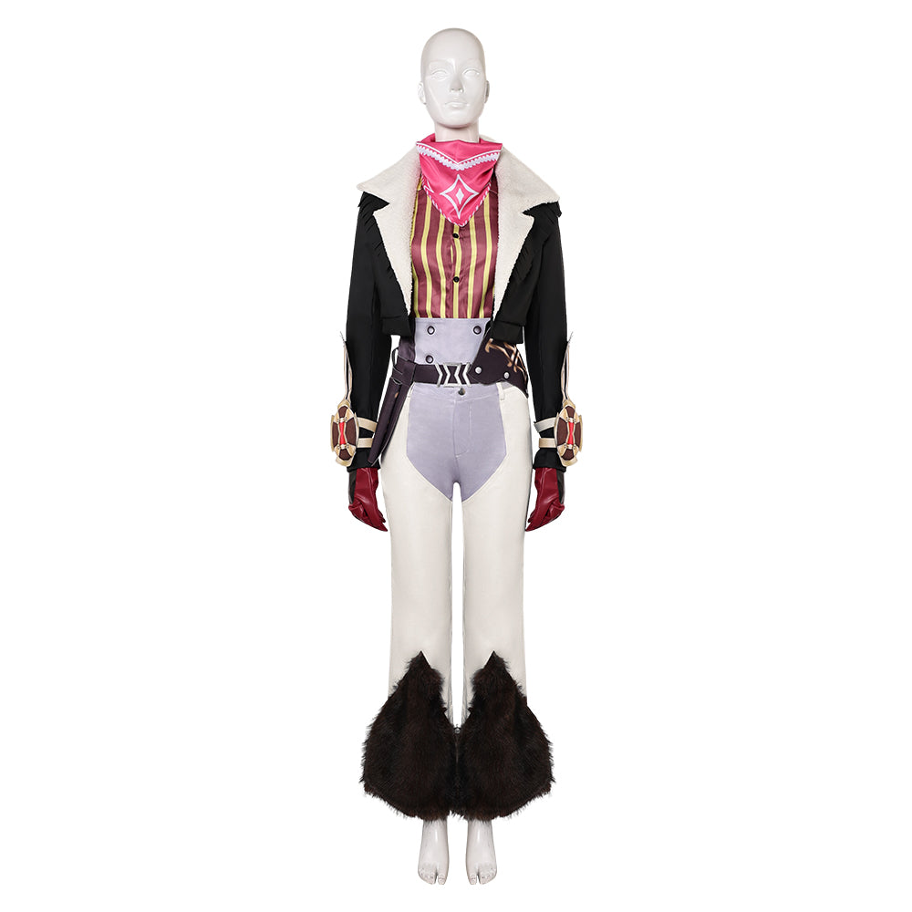 Mv Rivals (2025) Black Widow Mrs. Barnes Western Set Outfits Cosplay Costume 