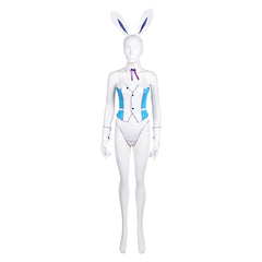 Mv Rivals (2025) Invisible Woman Susan Storm Bunny Girl White Set Sexy Outfits Cosplay Costume