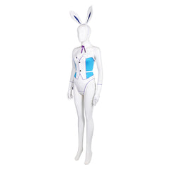 Mv Rivals (2025) Invisible Woman Susan Storm Bunny Girl White Set Sexy Outfits Cosplay Costume