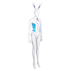 Mv Rivals (2025) Invisible Woman Susan Storm Bunny Girl White Set Sexy Outfits Cosplay Costume