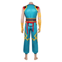 Mv Rivals (2025) Iron Fist Blue Green Set Outfits Cosplay Costume