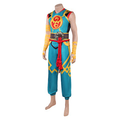 Mv Rivals (2025) Iron Fist Blue Green Set Outfits Cosplay Costume