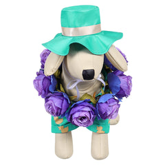 Mv Rivals (2025) Jeff The Land Shark Summer Beach Blue Set Pet Dog Outfits Cosplay Costume 
