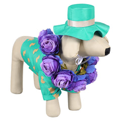 Mv Rivals (2025) Jeff The Land Shark Summer Beach Blue Set Pet Dog Outfits Cosplay Costume 