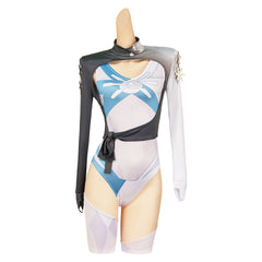 Mv Rivals (2025) Luna Snow Summer Black White Swimsuit Set Outfits Cosplay Costume