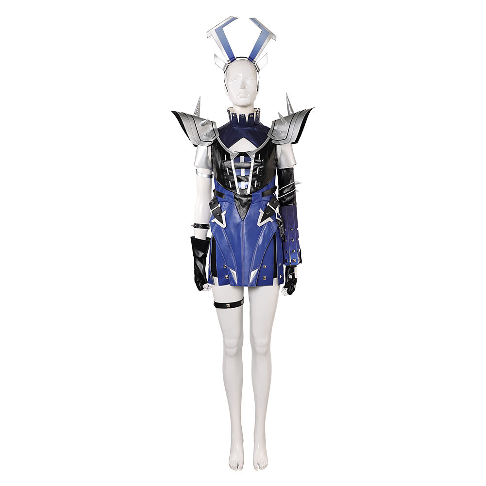 Mv Rivals (2025) Magik Punkchild Blue Set Outfits Cosplay Costume – Coshduk