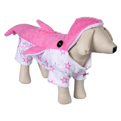 Mv Rivals Jeff The Land Shark Pink Dolphin Plush Dogs Pet Outfits Cosplay Costume 