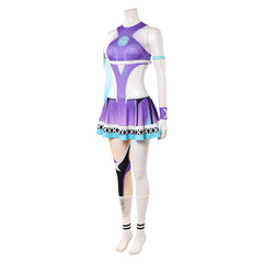 Mv Rivals Psylocke Purple Tennis Dress Set Outfits Cosplay Costume