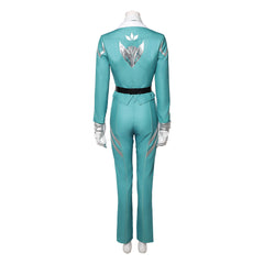 Mv Rivals White Fox Blue Suit Set Outfits Halloween Cosplay Costume 