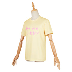 My Deer Friend Nokotan (2024) Noko Shikanoko Yellow T Shirt Outfits Cosplay Costume Halloween Carnival Suit 