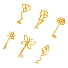 My Little Pony Six Keys Of Harmony Pendants Cosplay Accessories Props