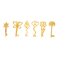 My Little Pony Six Keys Of Harmony Pendants Cosplay Accessories Props
