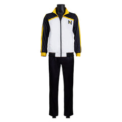 Natsuki Subaru Casual White Black Sportswear Outfits Cosplay Costume