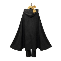 Natsuki Subaru Season 4 Black Cloak Green Set Outfits Cosplay Costume 