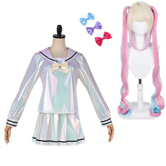 Needy Girl Overdose (2026) KAngel Holographic School Uniform Set Outfits Cosplay Costume