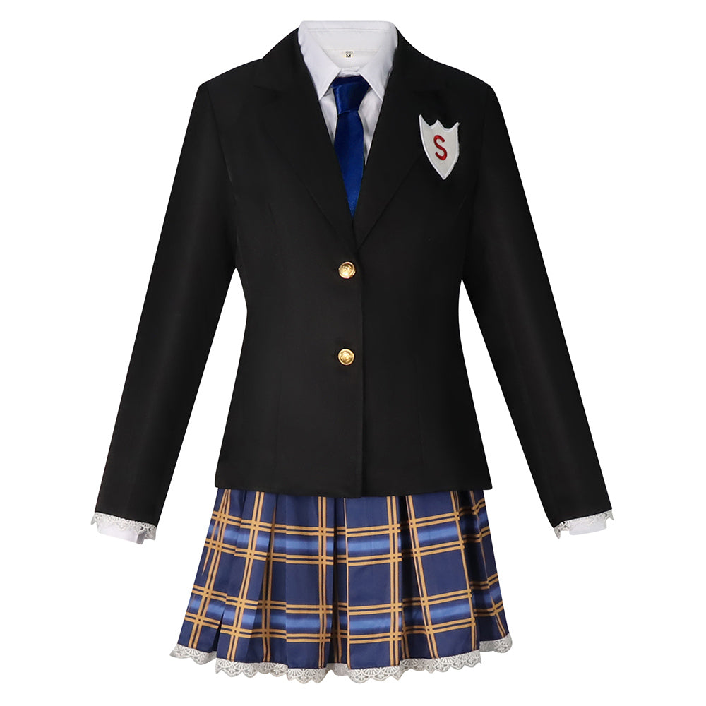 New Panty & Stocking (2025) Stocking Black School Uniform Set Outfits Cosplay Costume 