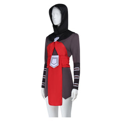 Nightsisters Asajj Ventress Black Red Outfits Cosplay Costume Halloween Carnival Suit