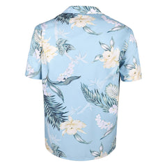 Nobody 2 (2025) Hutch Mansell Blue Printed Shirt Outfits Cosplay Costume