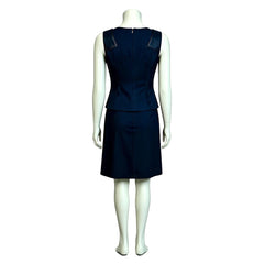 Non-Stop Nancy Hoffman Blue Red Flight Attendant Outfits Cosplay Costume 