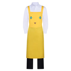 Nyaight of the Living Cat (2025) Gaku Yellow Apron Set Outfits Cosplay Costume 