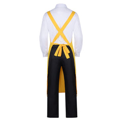 Nyaight of the Living Cat (2025) Gaku Yellow Apron Set Outfits Cosplay Costume 