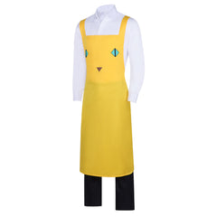 Nyaight of the Living Cat (2025) Gaku Yellow Apron Set Outfits Cosplay Costume 