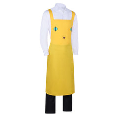 Nyaight of the Living Cat (2025) Gaku Yellow Apron Set Outfits Cosplay Costume 