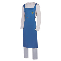 Nyaight of the Living Cat (2025) Kunagi Blue Apron Set Outfits Cosplay Costume 