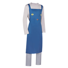 Nyaight of the Living Cat (2025) Kunagi Blue Apron Set Outfits Cosplay Costume 