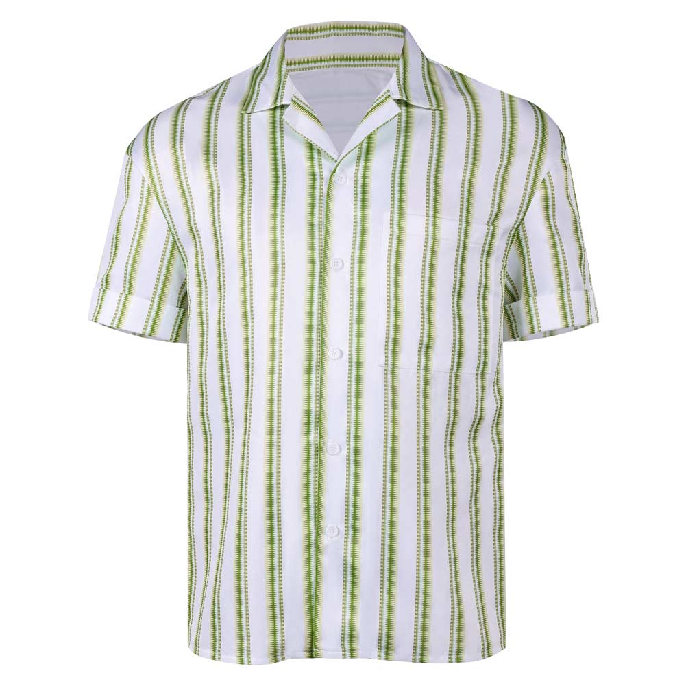 Obsession (2025) Baron Bear Bailey Green Striped Shirt Outfits Cosplay Costume