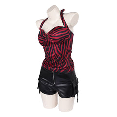 Obsession (2025) Nikki Freeman Red Vest Shorts Set Outfits Cosplay Costume 