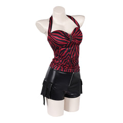 Obsession (2025) Nikki Freeman Red Vest Shorts Set Outfits Cosplay Costume 