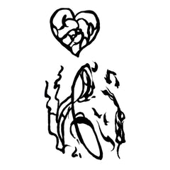 Obsession (2026) Nikki Freeman ​Sarah ​Tattoo Sticker Cosplay Accessories Props