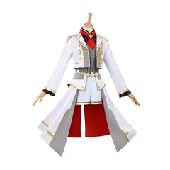 Oguri Cap White Red Set Outfits Cosplay Costume Halloween Carnival Suit 