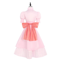 One Piece Charlotte Pudding Pink Dress Outfits Cosplay Costume 