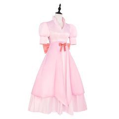 One Piece Charlotte Pudding Pink Dress Outfits Cosplay Costume 