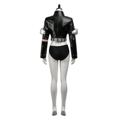 One Piece Egghead Nico Robin Black Jacket Pants Set Outfits Cosplay Costume