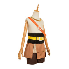 One Piece Elbaph Arc (2026) Luffy Brown Leather Set Outfits Cosplay Costume 