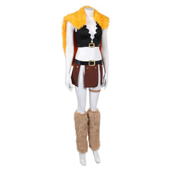 One Piece Elbaph Arc (2026) Nami Black Yellow Set Outfits Cosplay Costume