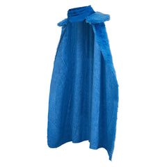 One Piece Elbaph Arc (2026) Sanji Blue Plush Cloak Outfits Cosplay Costume