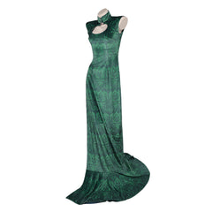 One Piece Heroines (2026) Boa Hancock Green Cheongsam ​Dress Outfits Cosplay Costume 