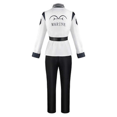 One Piece Live-action 2 (2026) Koby White Marine Uniform Set Outfits Cosplay Costume