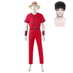 One Piece Live-action 2 (2026) Luffy Red Shirt Set Outfits Cosplay Costume