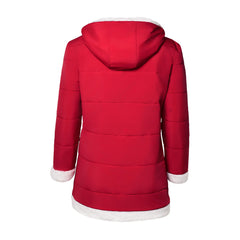 One Piece Live-action 2 (2026) Luffy Red Winter Hooded Jacket Coat Outfits Cosplay Costume 