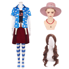 One Piece Live-action 2 (2026) Marianne Miss Goldenweek Blue Red Set Outfits Cosplay Costume