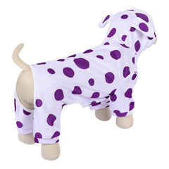One Piece Live-action 2 (2026) Mr.13 Purple Polka Dot Pet Dogs Outfits Cosplay Costume 