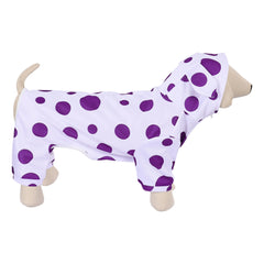 One Piece Live-action 2 (2026) Mr.13 Purple Polka Dot Pet Dogs Outfits Cosplay Costume 